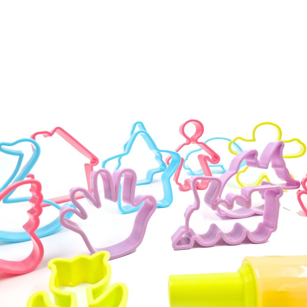Greenbean - Large Cookie Cutter & Rolling Pin Set - Pastel - 17pcs - Image 2