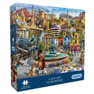 Gibsons - A Day Out in Edinburgh - 1000 Piece Jigsaw Puzzle