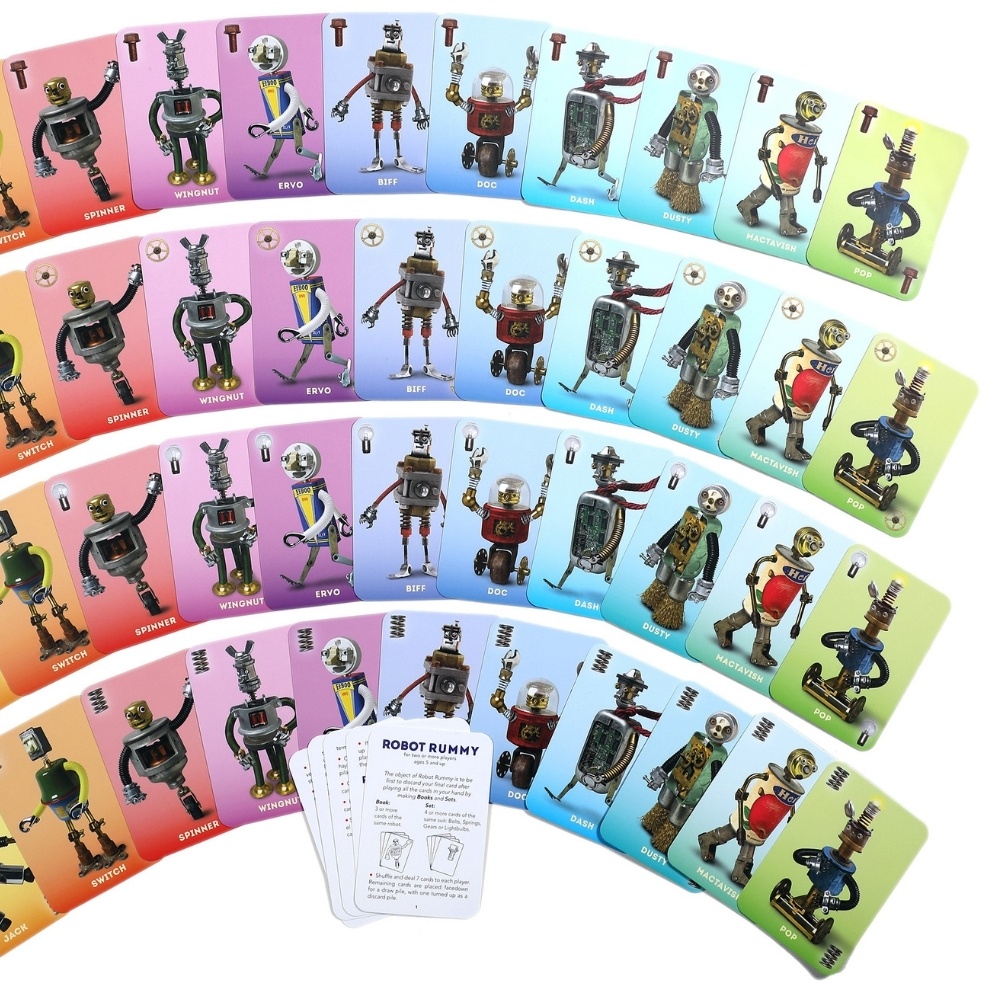 eeBoo - Robot Rummy Playing Cards -** - Image 4