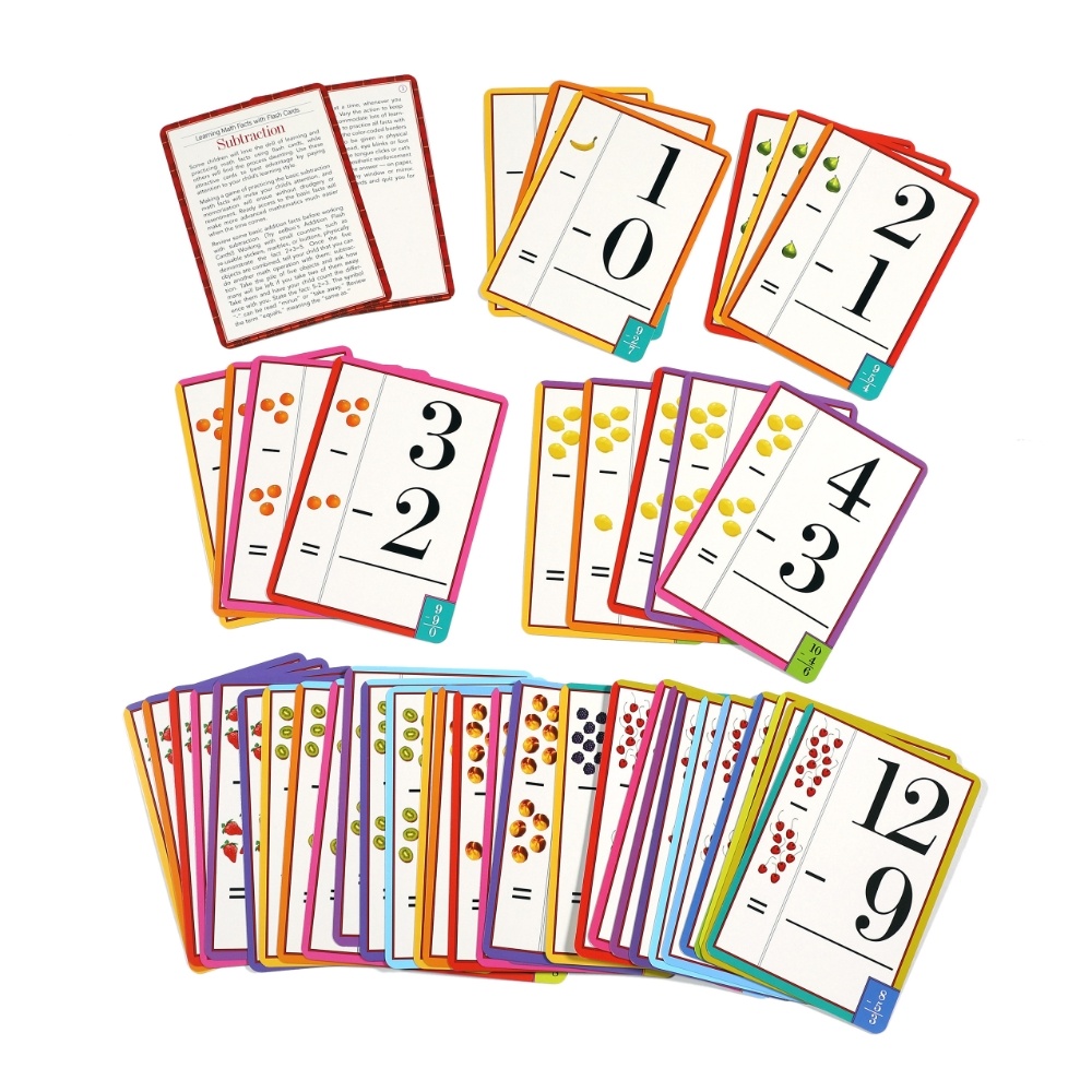 eeBoo - Subtraction Flash Cards - Educational Math Learning Cards - Image 2