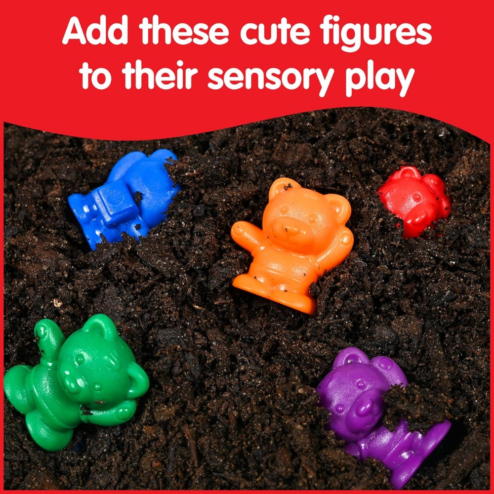 EDX Education - Bear Counters & Tweezer in Jar - 60pc Math Manipulative - Image 5