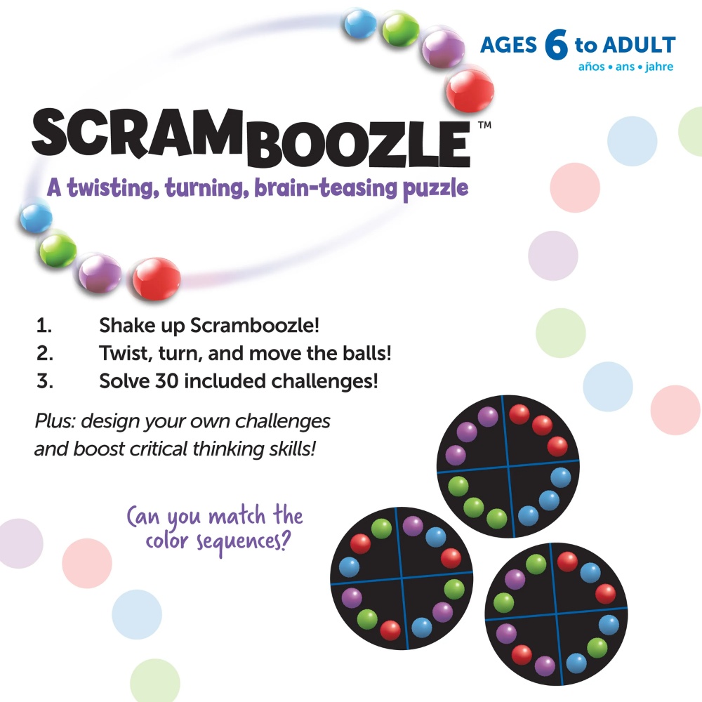 Learning Resources - Scramboozle™ Puzzle Ball - Travel Game for Kids - Image 6