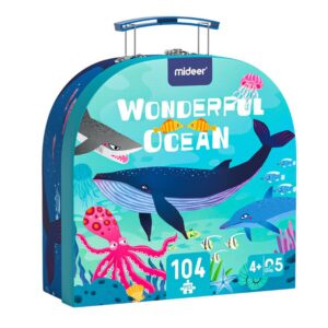 Mideer - Gift Box Puzzle - Wonderful Ocean - 104pcs