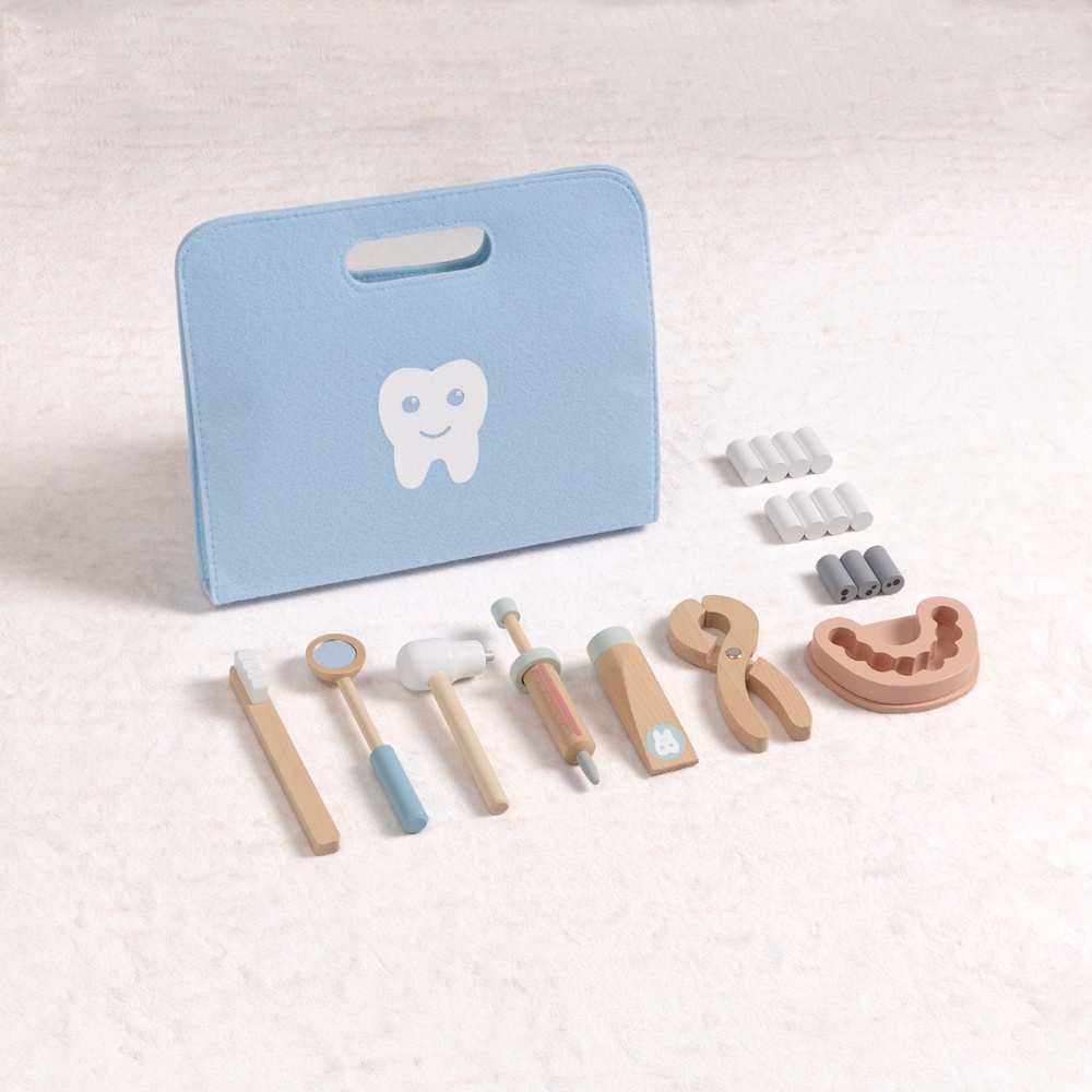 TookyToy - Pretend Play Little Dentist Play Set with Carry Case - Image 5