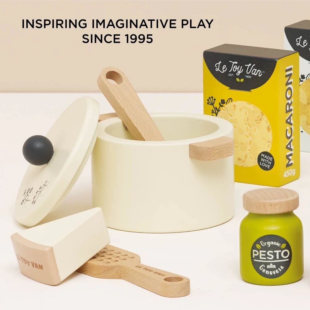 Le Toy Van - Wooden Organic Pasta Set - 12pcs - Image 5