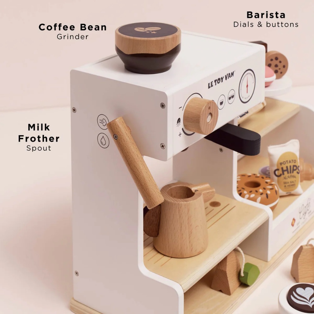 Le Toy Van - Barista Cafe Shop Playset - 18pcs - Image 4