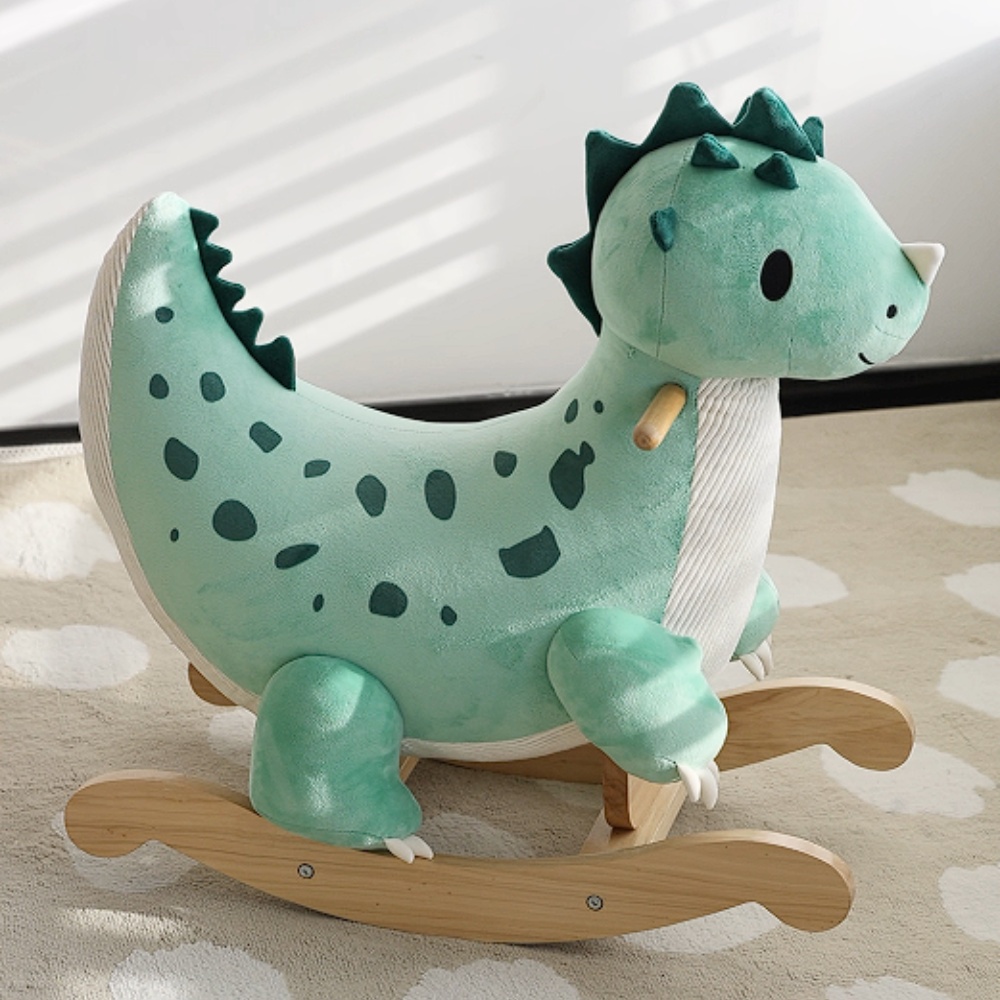 Classic World - Wooden Rocking Dinosaur - 64 x 31 x 60 cm - Image 3