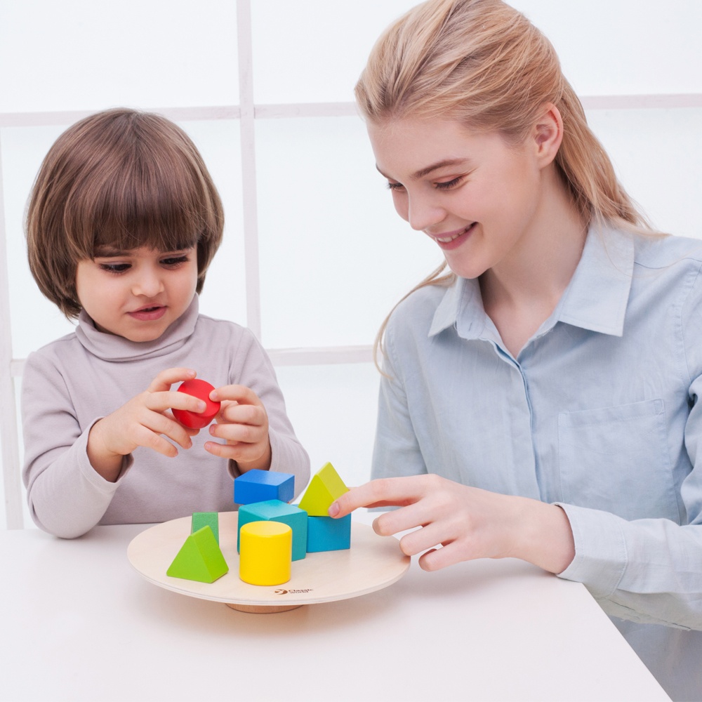 Classic World - Wooden Blocks Balance - 11pcs - Image 2