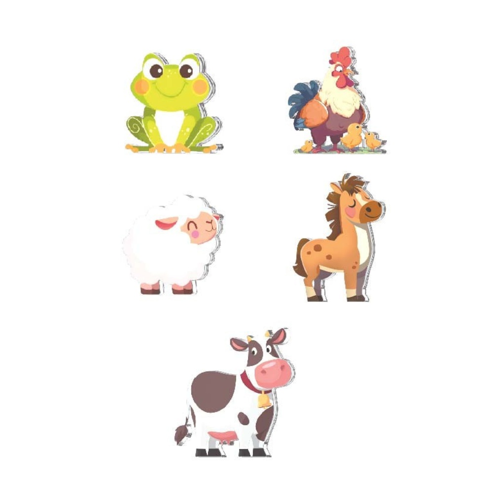 Magnetic Tiles - Farm Animals Set - 70 Pieces - Image 5