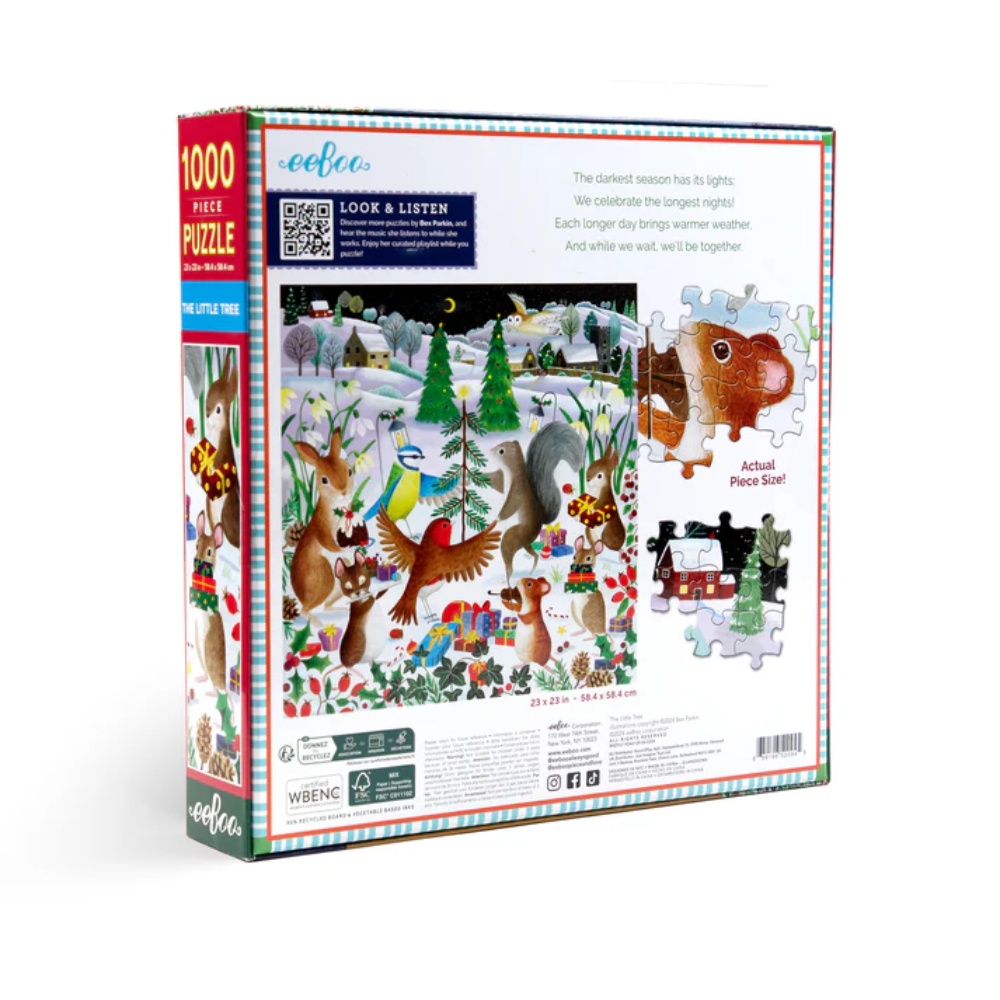 eeBoo - The Little Tree 1000 Piece Square Puzzle - Image 5