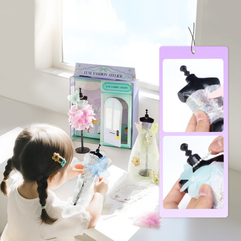 Mideer - Dress Making Kit - Kids Fashion Design Craft Set - 5 Models - Image 4