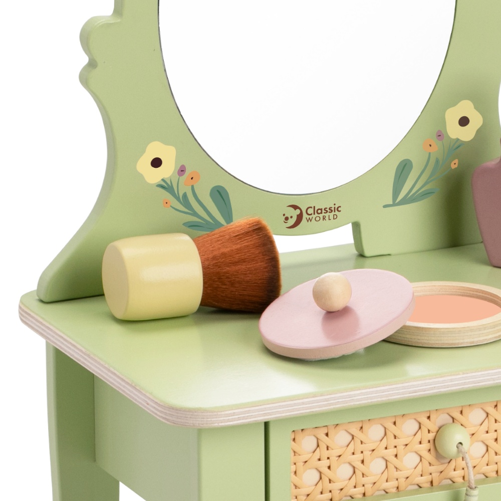 Classic World - Pretend & Play - Vintage Dressing Table - Image 5