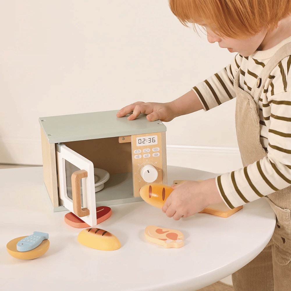 TookyToy - Pretend Play Microwave Oven Toy Set - Image 2