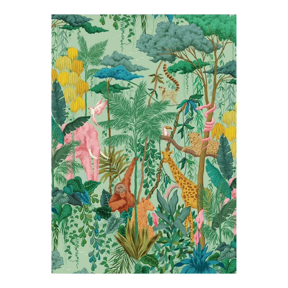 Gibsons - The Art File: Jungle Animals - 1000 Piece Jigsaw Puzzle - Image 2