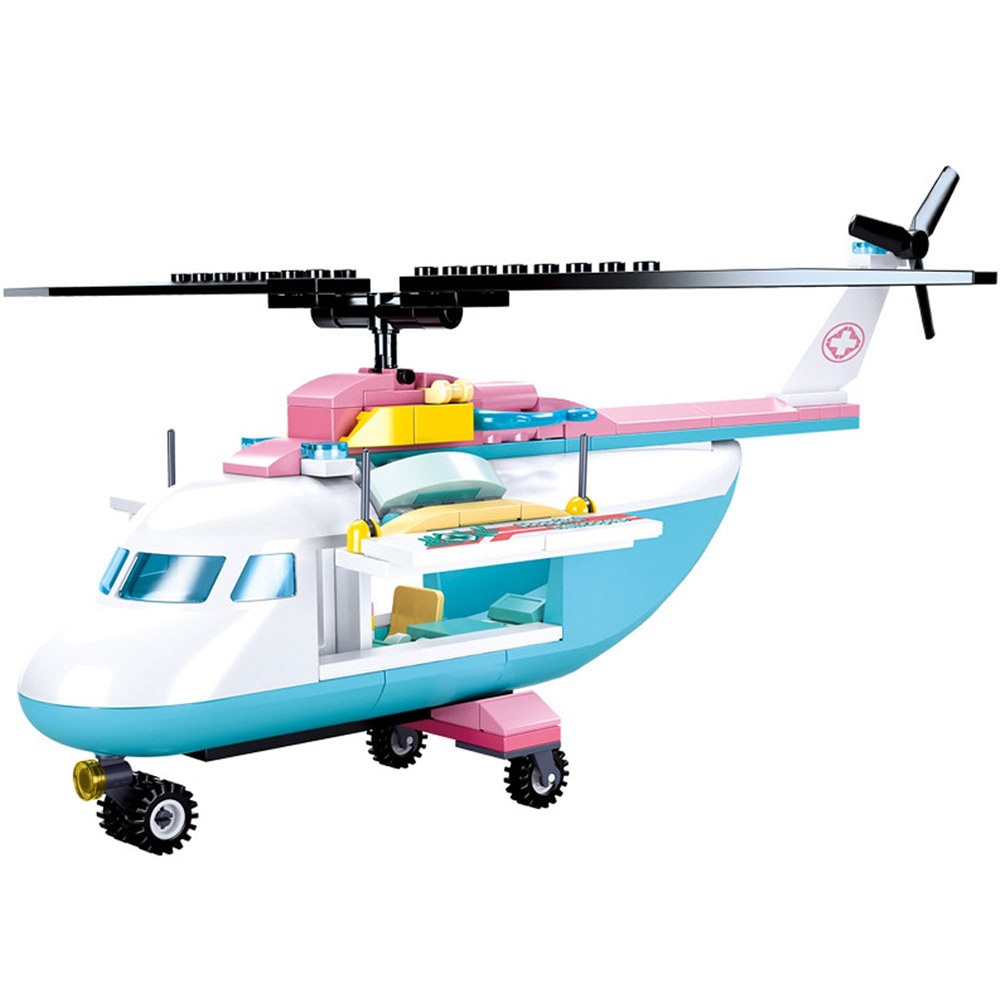Sluban Building Set: Girls Dream - Helicopter - 163pcs - Image 2