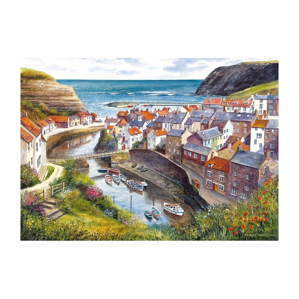 Gibsons - Staithes - 1000 Piece Jigsaw Puzzle - Image 2