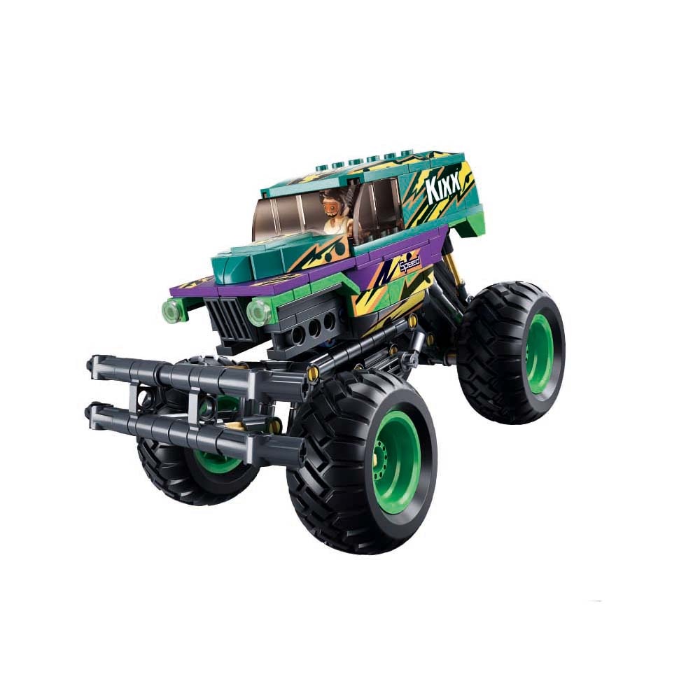 Sluban Building Set: Pull Back PowerBricks - Off Road Vehicle - 252pcs - Image 3