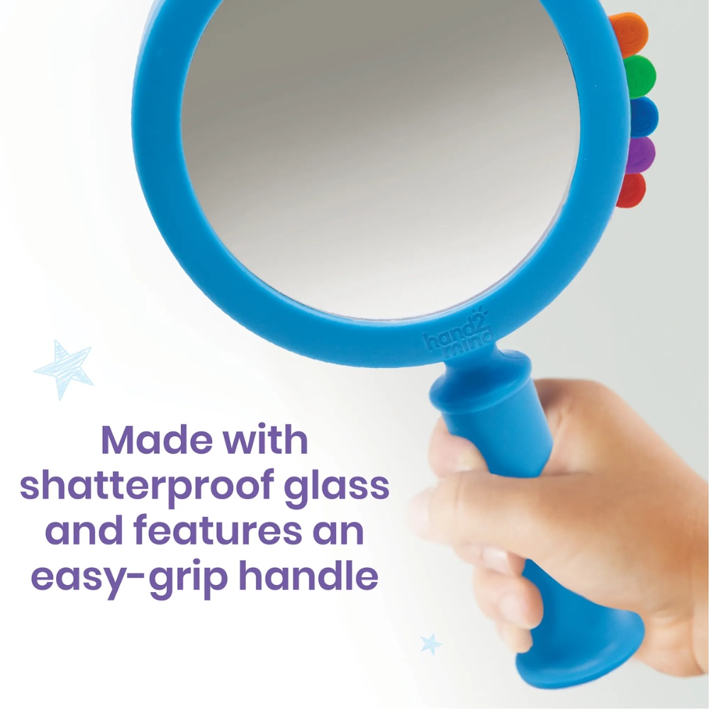 Hand2Mind - See My Feelings Mirror - Emotions Teaching Activity Toy - Image 6
