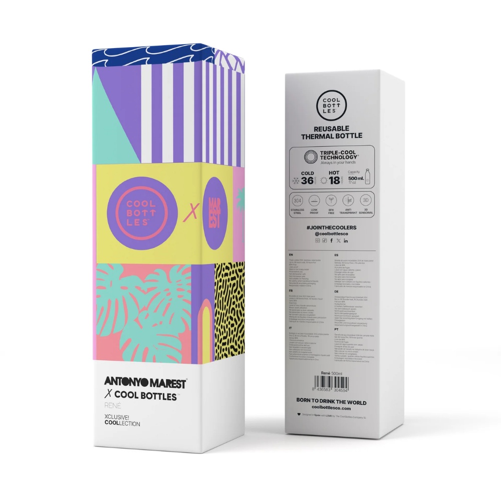 Cool Bottles - Triple-Insulated Water Bottle - René 500ml - Image 5