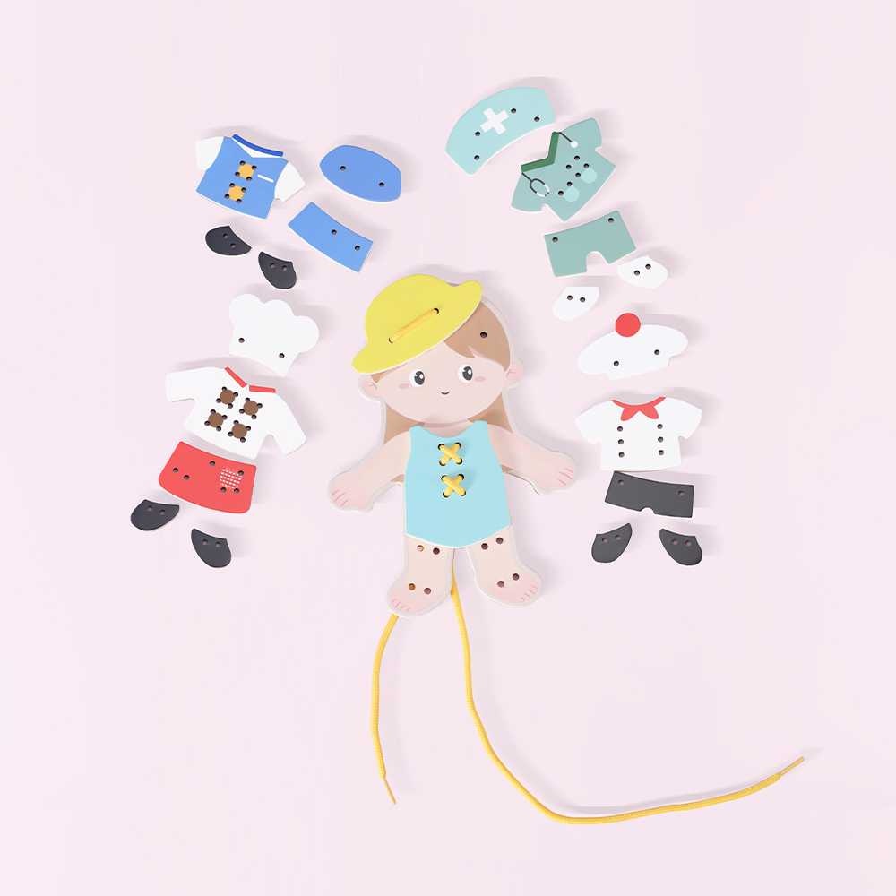 Classic World - 'My Job' Lacing Activity Set: Girl - Image 4