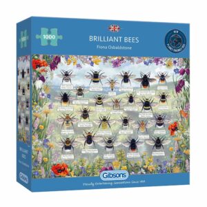 Gibsons - Brillant Bees - 1000 Piece Jigsaw Puzzle