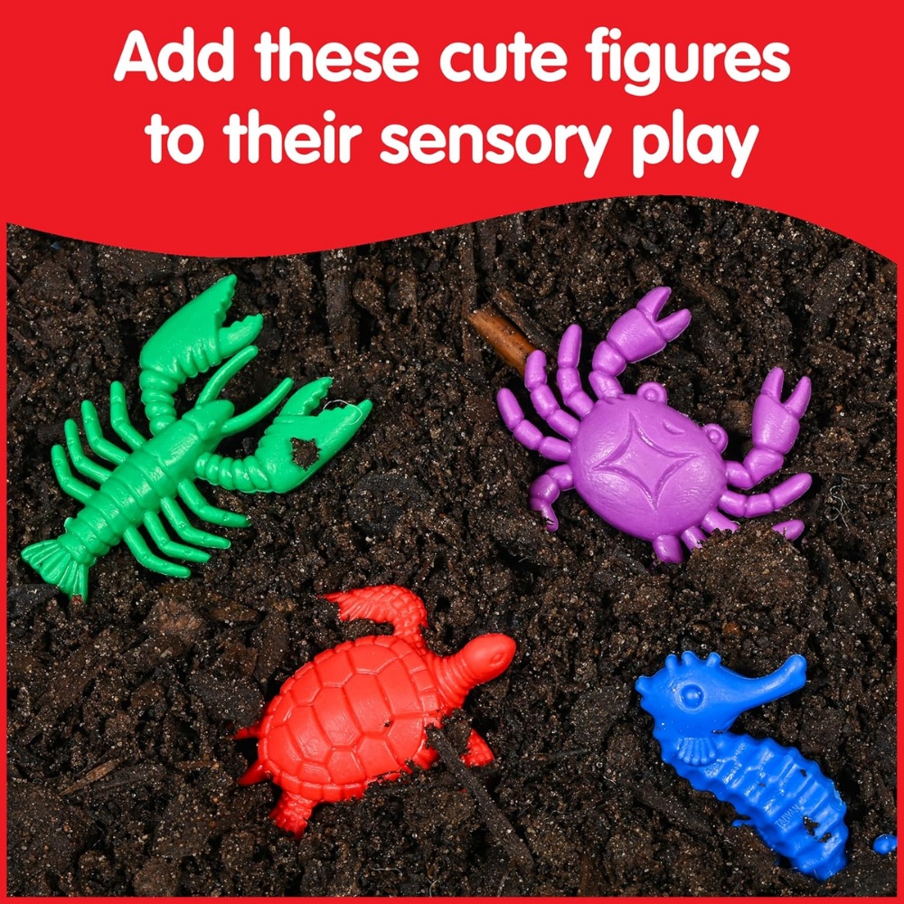 EDX Education - Multi-Coloured Aquatic Counters, Activity Cards and Tweezers - Image 4