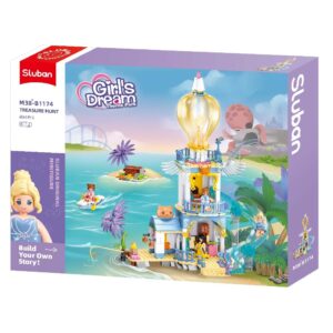Sluban Building Set: Girls Dream - The Highlanders Lighthouse - 404pcs