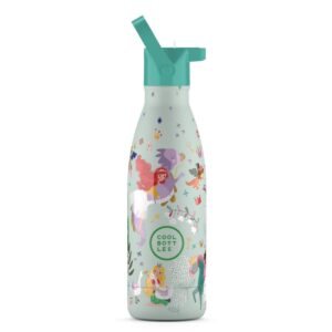 Cool Bottles - Kids Triple-Insulated Water Bottle - Princess Kingdom 350ml