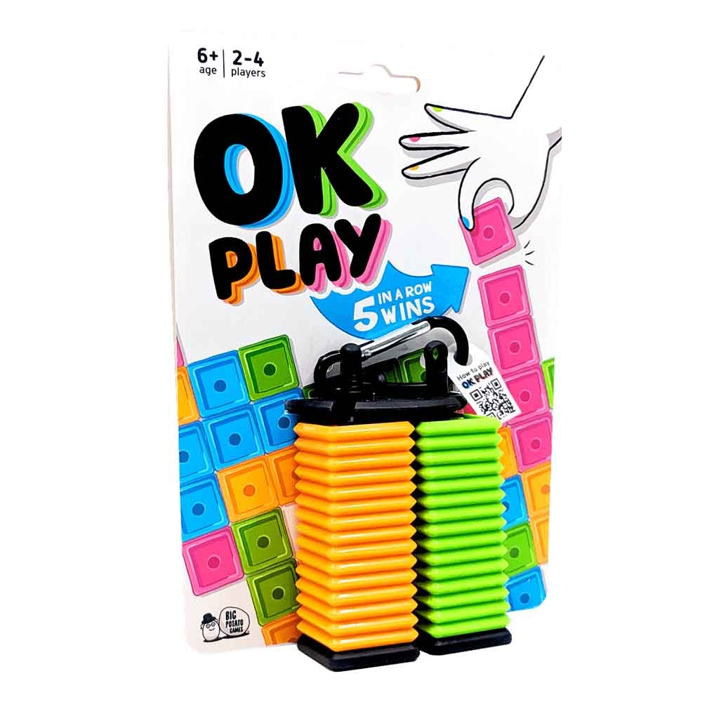 Big Potato Games - OK Play! - The 5-in-a-row Travel Game - 2-4 Players - Image 7