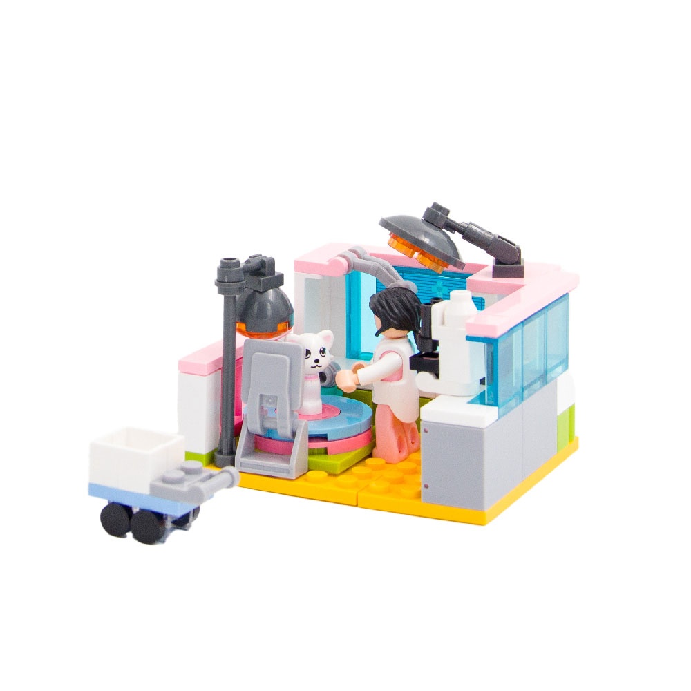 Sluban Building Set: Metropolis - Cute Pet Groomer - 103pcs - Image 3