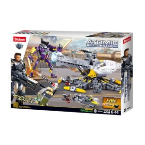 Sluban Building Set: Atomic Storm Uprising - Denfensive Warefare of DongShan Base - 1352pcs