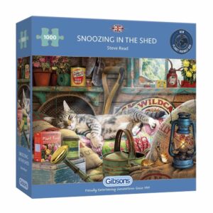 Gibsons - Snoozing in the Shed - 1000 Piece Jigsaw Puzzle