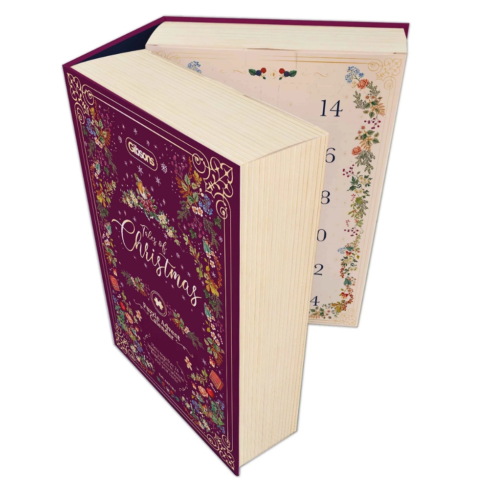Gibsons - The Art File: Tales of Christmas Advent Calendar - 24 Mini Jigsaw Puzzles - Image 2