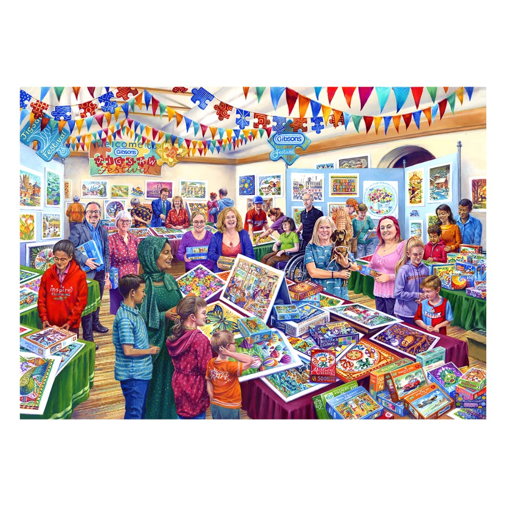 Gibsons - Puzzle Festival - 1000 Piece Jigsaw Puzzle - Image 2
