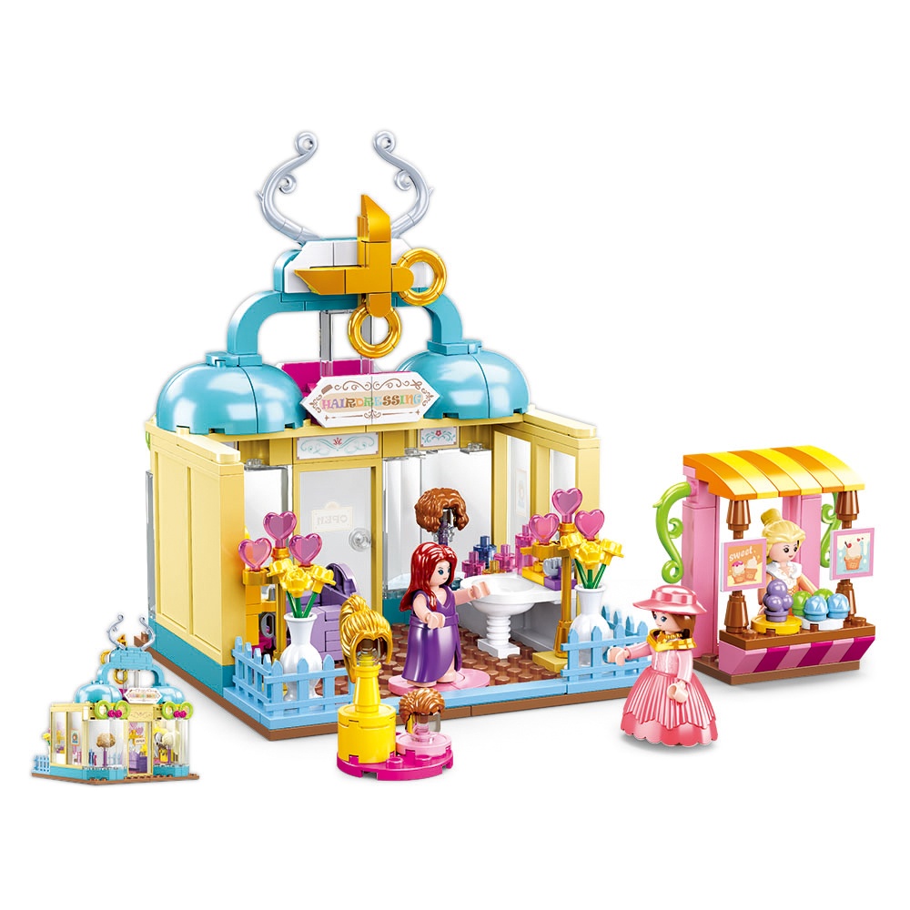 Sluban Building Set: Village - Salon - 315pcs - Image 2