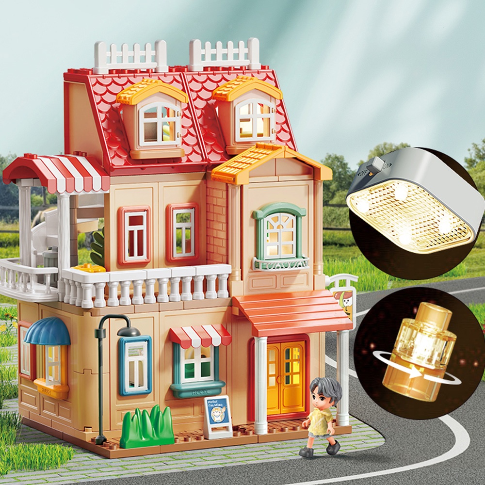 Feelo - Genius Architect Villa - Building Block Set - 246 Pieces-** - Image 3