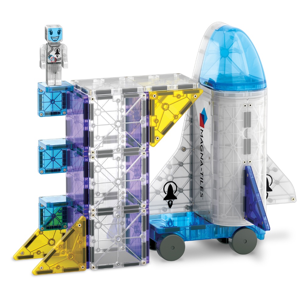 Magna-Tiles - Magnetic Construction Set - MagneticSpace - 32pcs - Image 5