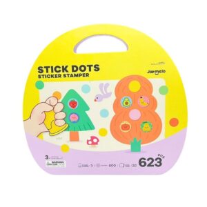 Jar Meló - Dot Sticker Stamper & Reusable Stickers - 600 Pieces