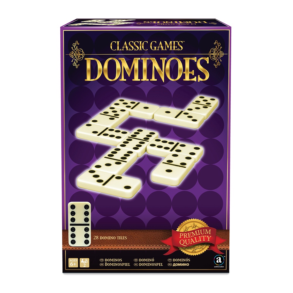 Ambassador - Classic Games - Double-6 Dominoes