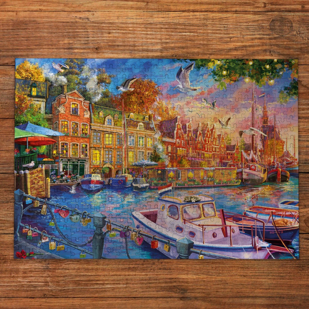 Gibsons - Harbour Reflections - 500 Piece Jigsaw Puzzle - Image 3