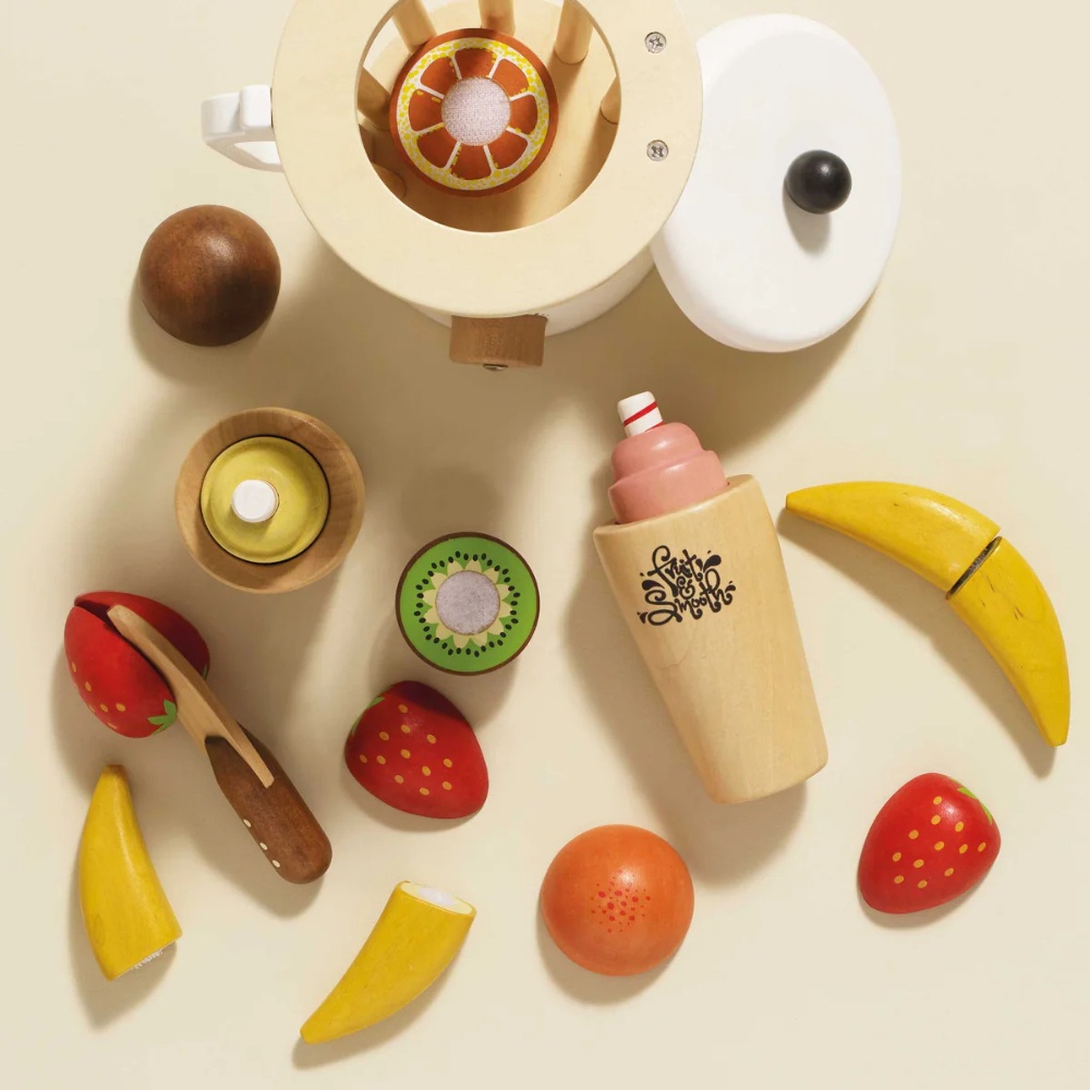 Le Toy Van - Pretend & Play - Fruit & Smoothie Blender Set - 20pcs - Image 5