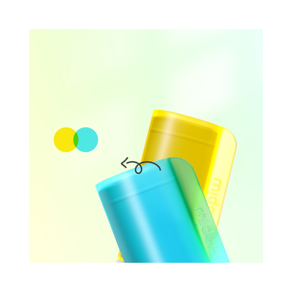 Mideer - Translucent Dual Tip Markers 6 Colours - Fine & Broad Tips - Image 6