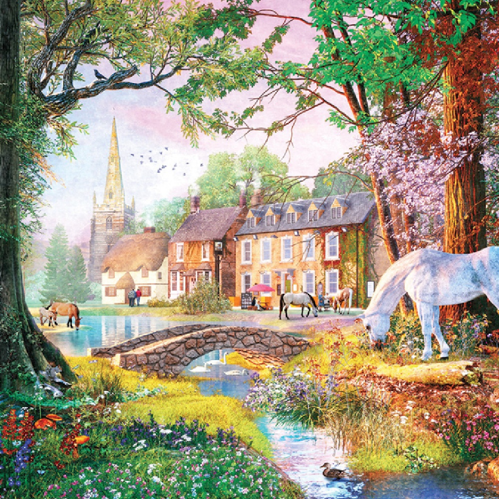 Gibsons - New Forest Ponies - 1000 Piece Jigsaw Puzzle - Image 4