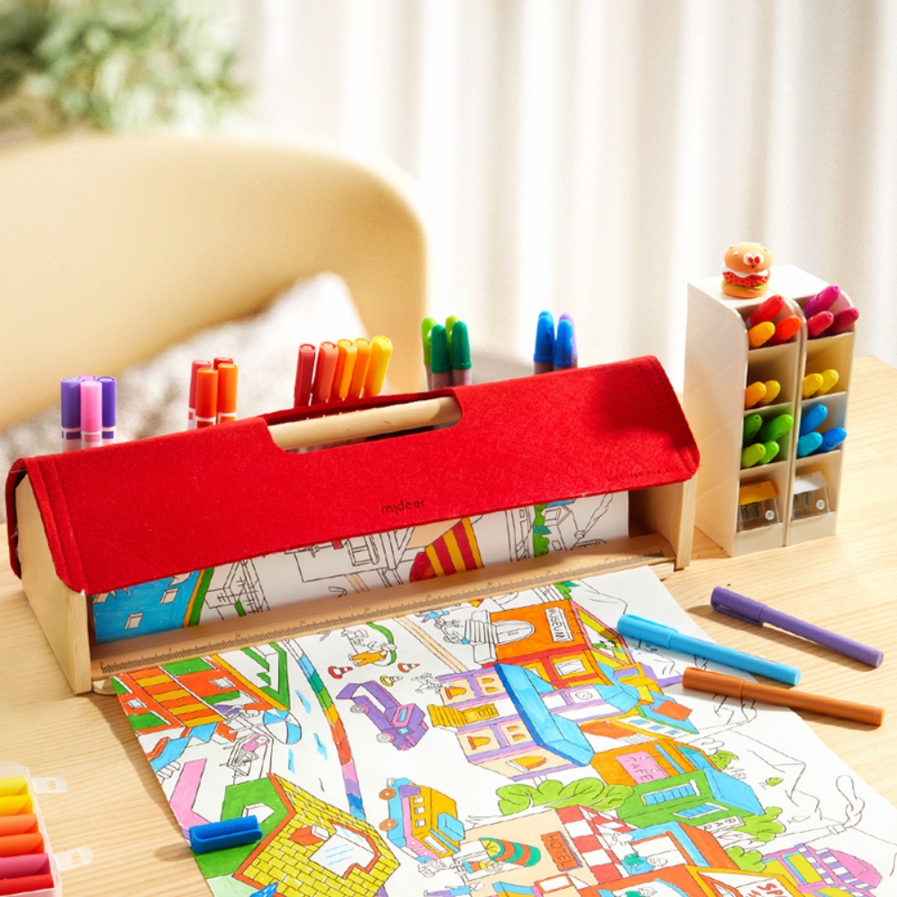 Mideer - Paper Roll Holder with Built-in Stationery Organiser - Image 2