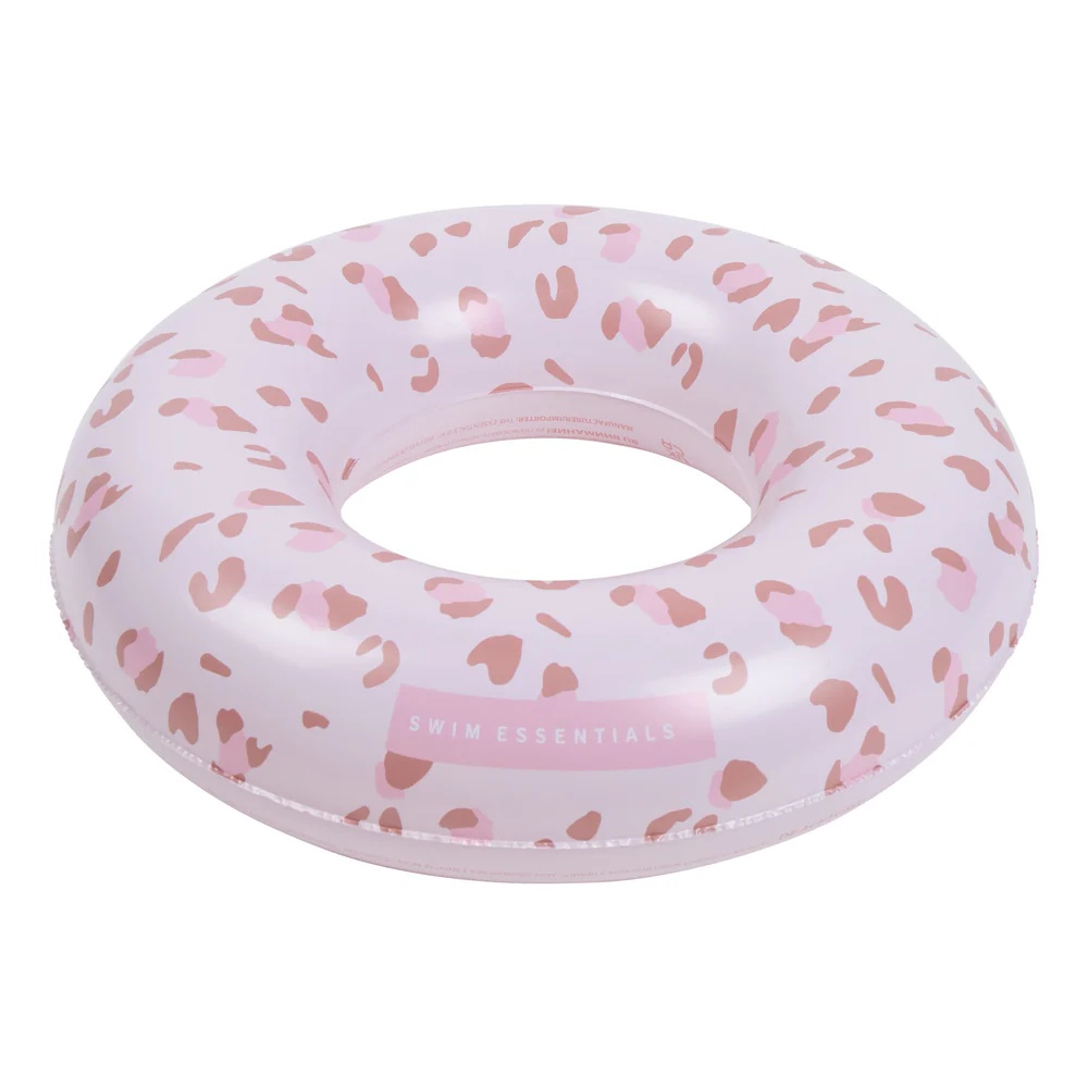 Swim Essentials - Swim Ring - Old Pink Leopard 55cm - Image 3