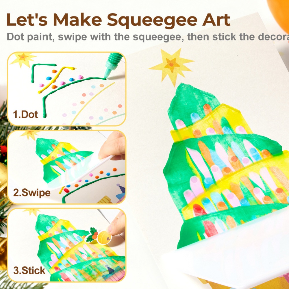 Jar Meló - Carnival Party - Squeegee Painting Arts and Crafts Kit for Kids - Image 5