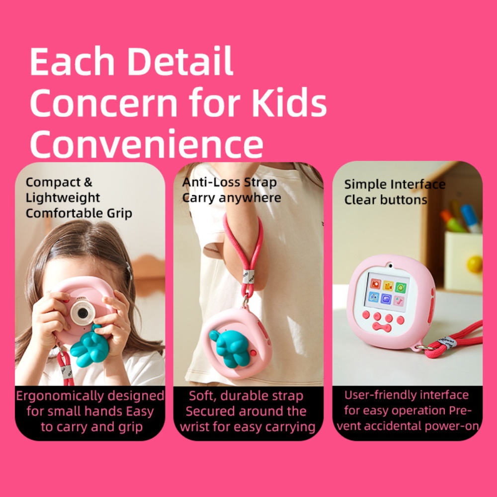 Mideer - Say Cheese Kids Camera - Green and Pink - Image 9