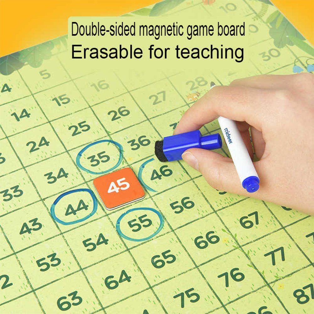 Mideer - Magnetic Hundreds Board - Early Math Counting Game - Image 2