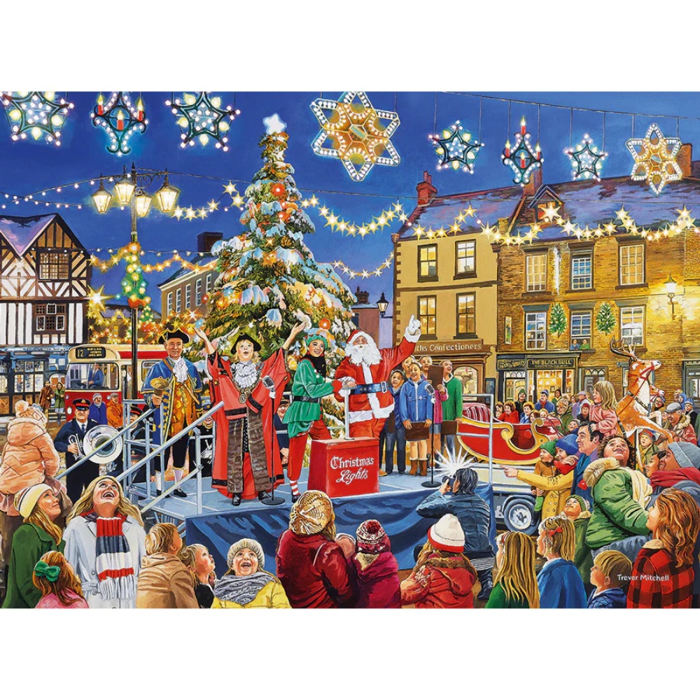 Gibsons - Christmas Switch On - 1000 Piece Jigsaw Puzzle - Image 2