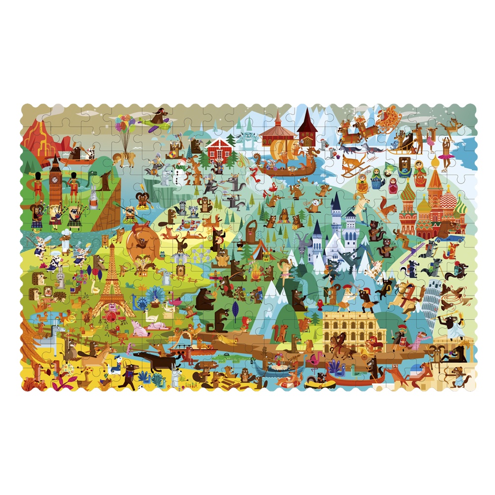 Mideer - Travel Around the World Puzzle - Classic Europe - 180pcs - Image 2